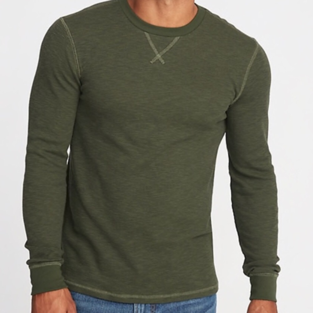 NWT Soft-Washed Thermal Crew Neck Tee. Size M